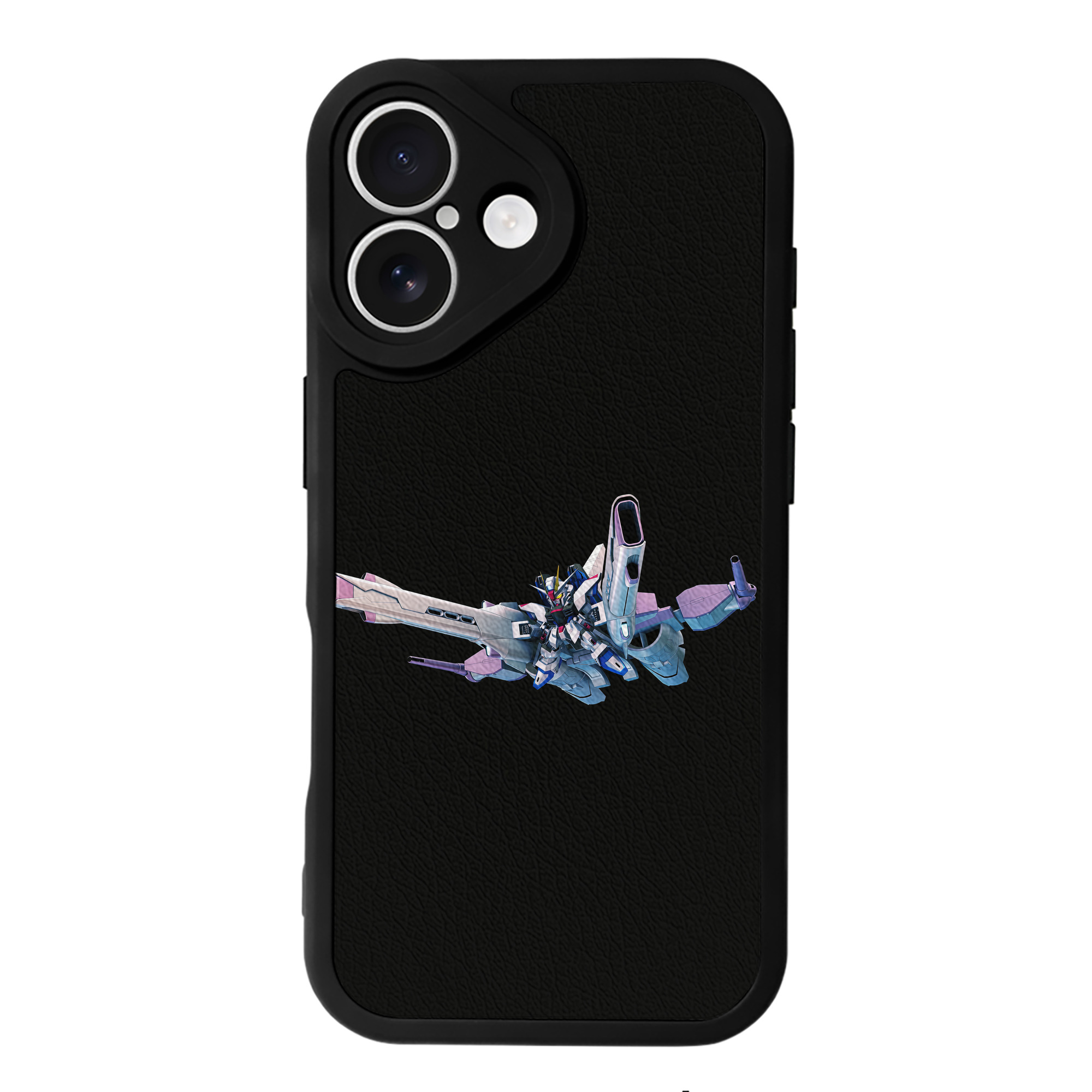 （画像用） 機動戦士ガンダム Mobile Suit Gundam 【iPhone 16シリーズ対応】シリコンスマホケース（レザー調） 材質：シリコン